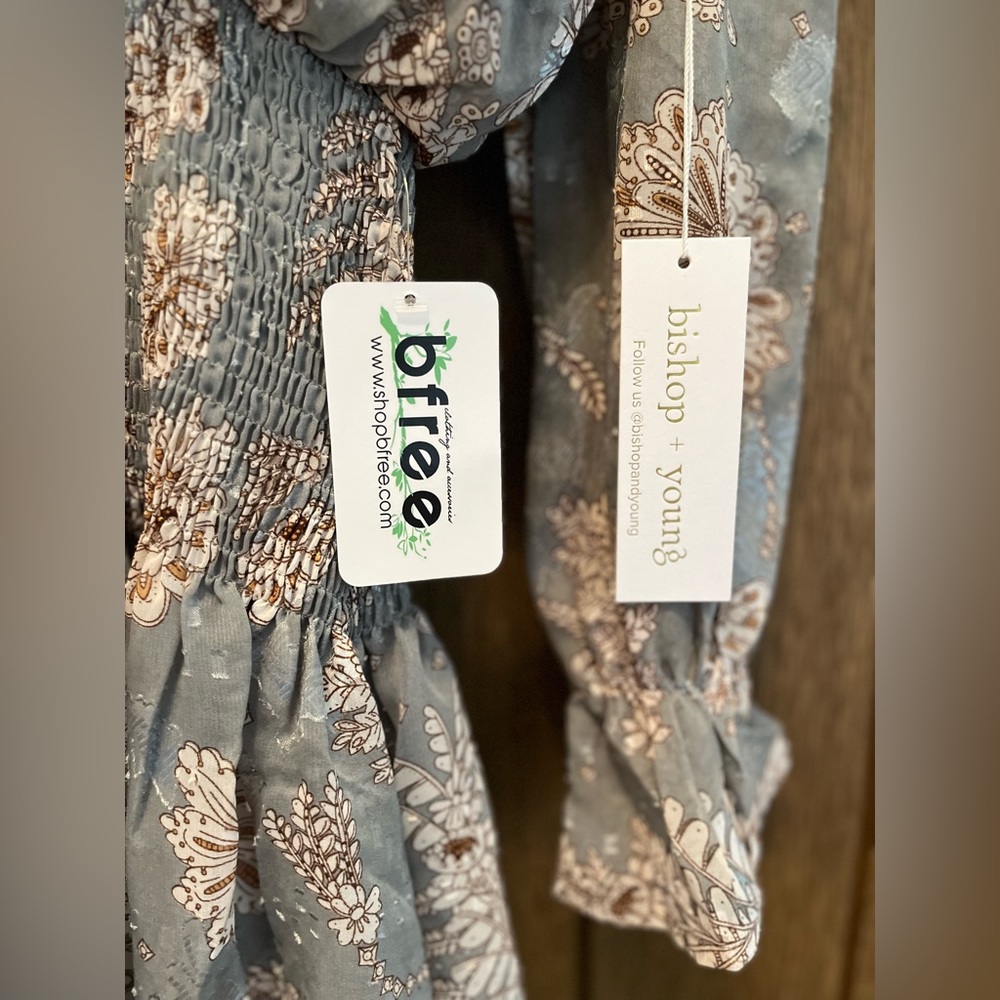 Bishop + Young xs Jade Floral Marmont Boho Dress. - Picture 4 of 4